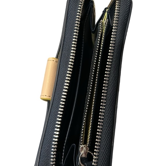 NWOT Stella & Dot Blue and White Striped Wallet - Picture 5 of 5